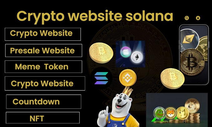 Gig Preview - Create solana memecoin, smart contract, spl token, solana token, ico website