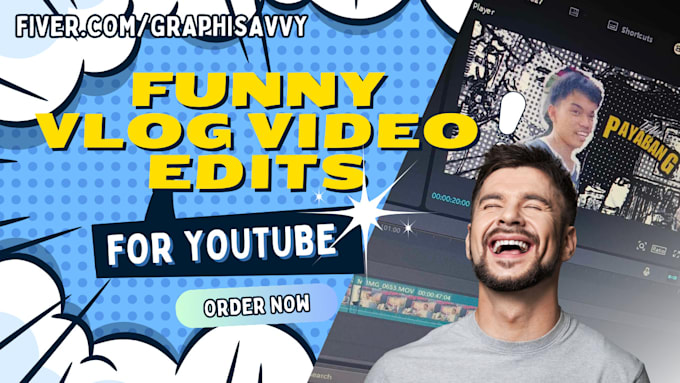 Bestseller - do funny video vlog editing for your youtube