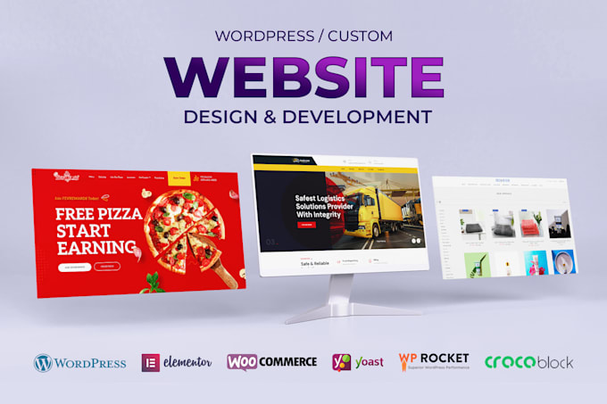 Gig Preview - Develop or redesign a responsive wordpress website