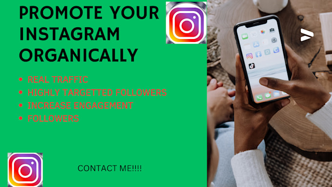 Gig Preview - Organically grow your instagram account for fast organic growth