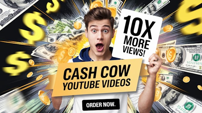 Gig Preview - Do top 10 cash cow faceless video editing, youtube automation and tik tok reels