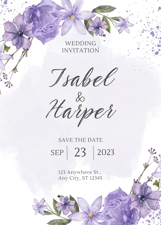 Gig Preview - Design the perfect invitation for your wedding