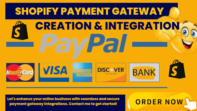 Gig Preview - Setup payment gateway paypal payment integration stripe shopify payment creation