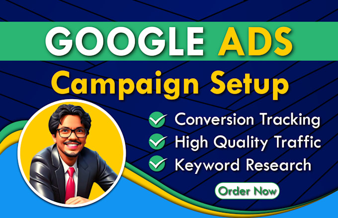 Gig Preview - Setup and manage your google ads adwords PPC campaign