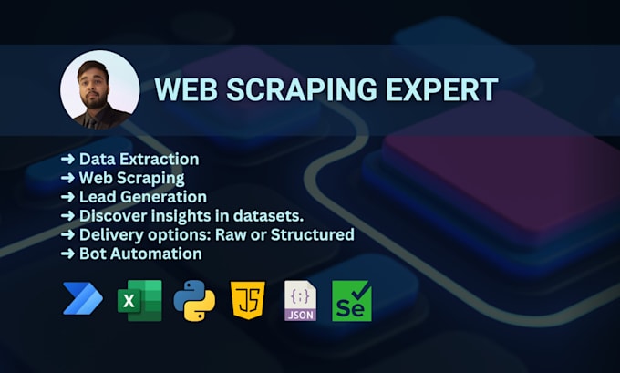 Gig Preview - Deliver expert web scraping services, get your data your way