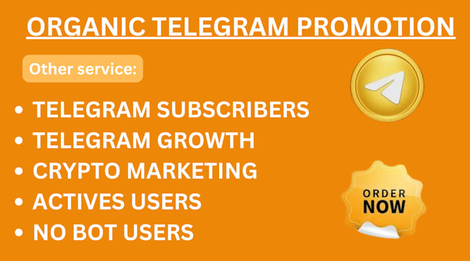 Gig Preview - Grow your crypto telegram promotion, subscriber, memecoin twitter manager growth