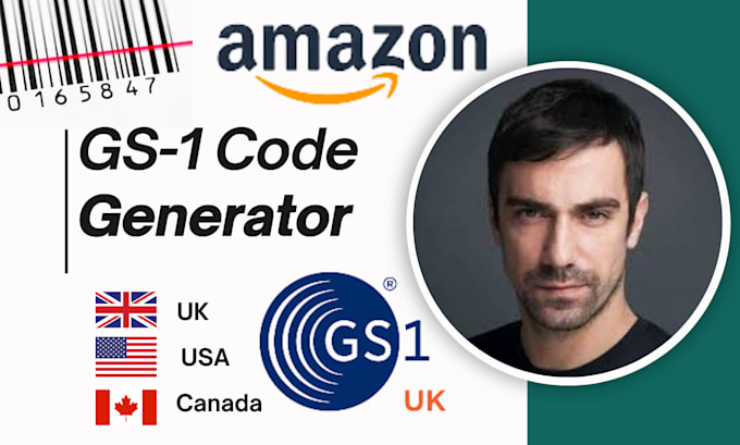 Gig Preview - Generate gs1 barcode for UK, custom excel product templates