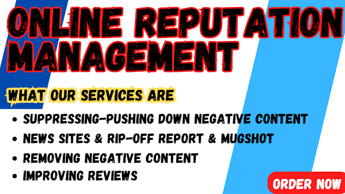 Gig Preview - Repair your personal, business and brand online reputation management