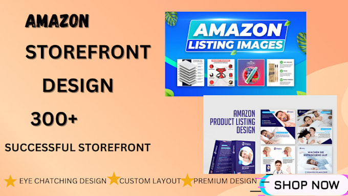 Gig Preview - Develop amazon brand store create and eye catching storefront design