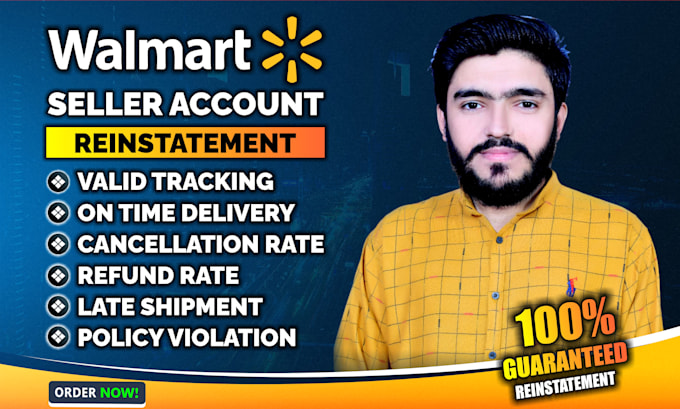 Gig Preview - Reinstate your suspended walmart seller account safely and get selling again