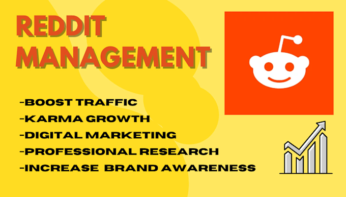 Gig Preview - Manage your reddit, social media to boost grow traffic