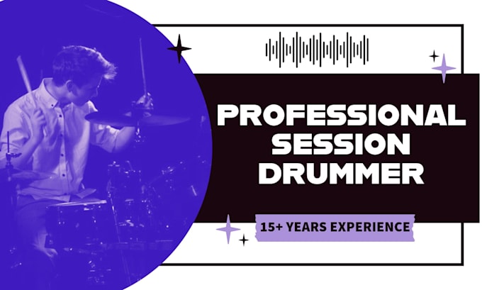 Gig Preview - Be your professional session drummer midi drums edrums recording studio