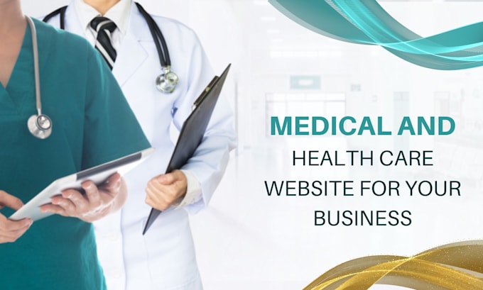 Gig Preview - Make a medical or healthcare website for your business kiaan tech agency experts