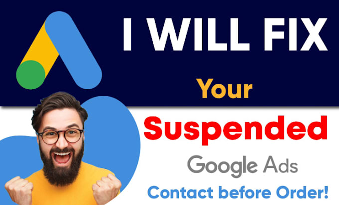 Bestseller - resolve google ads suspension issues with professtional appeal support