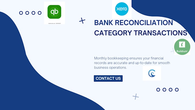 Gig Preview - Do bank reconciliation category transactions and bill upload