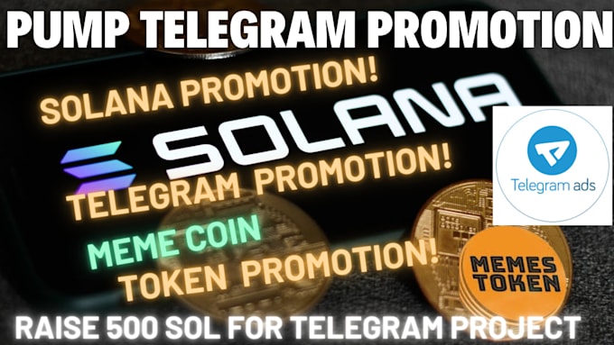 Gig Preview - Pump fun promotion, pump token, telegram promotion to hit 100m pump fun token mc