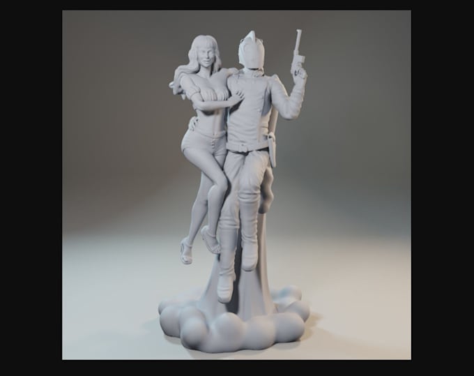 Bestseller - build modular pbr character,3d sculpture,nsfw,3d animate, zbrush, blend 3d model