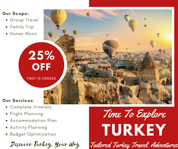 Bestseller - plan a detailed itinerary for turkey