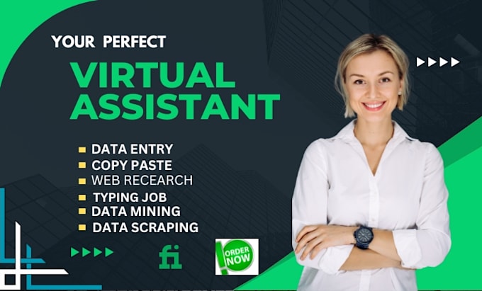 Gig Preview - Be your perfect virtual assistant for data entry web research and copy paste