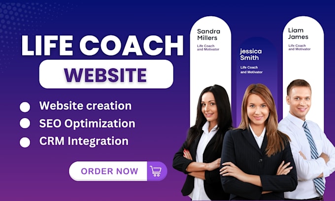 Gig Preview - Build life coaching website life coach website online consulting website