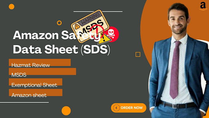 Gig Preview - Create safety data sheet or sds or msds for amazon hazmat