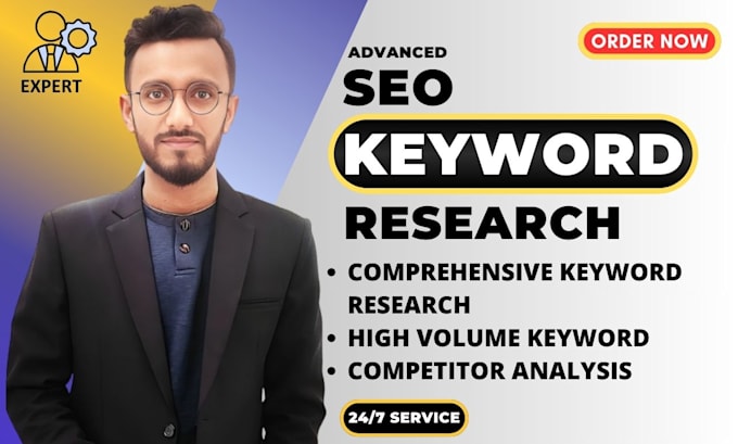 Gig Preview - Provide comprehensive SEO keyword with competitor analysis