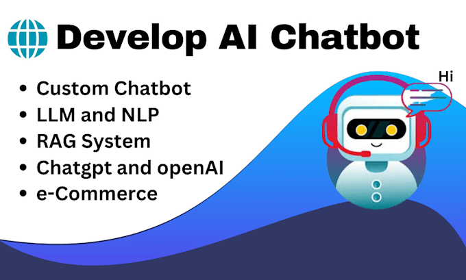 Gig Preview - Develop custom ai chatbot with rag system, openai gpt, and langchain