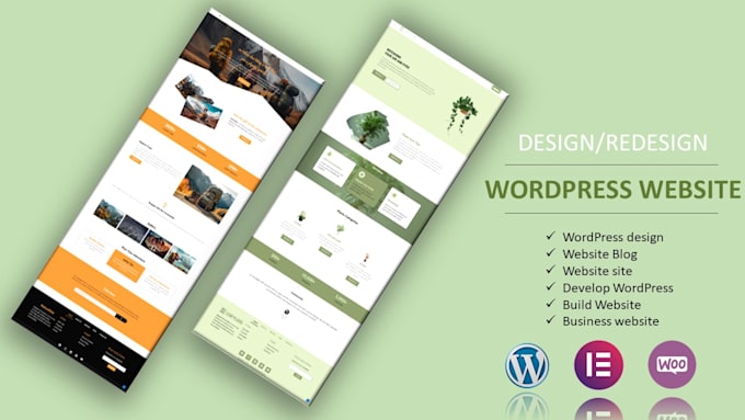 Gig Preview - Build and develop top notch business wordpress website