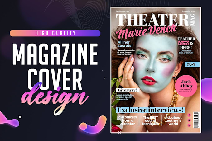 Gig Preview - Design professional magazine cover in 3hrs