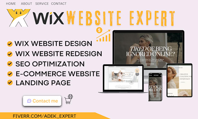 Gig Preview - Wix website redesign wix website design wix website redesign wix redesign