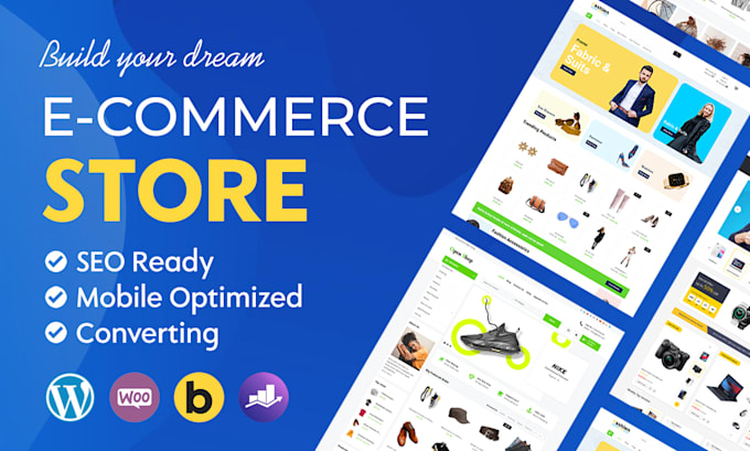 Gig Preview - Develop a custom ecommerce website using woocommerce and bricks builder