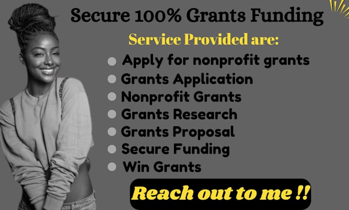 Gig Preview - Apply for nonprofit grants, win grants, apply for grants