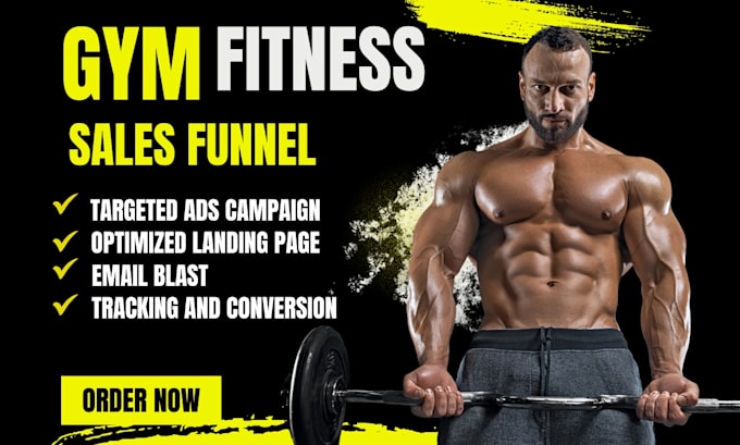 Gig Preview - Generate fitness coach leads, personal trainer leads, design fitness website