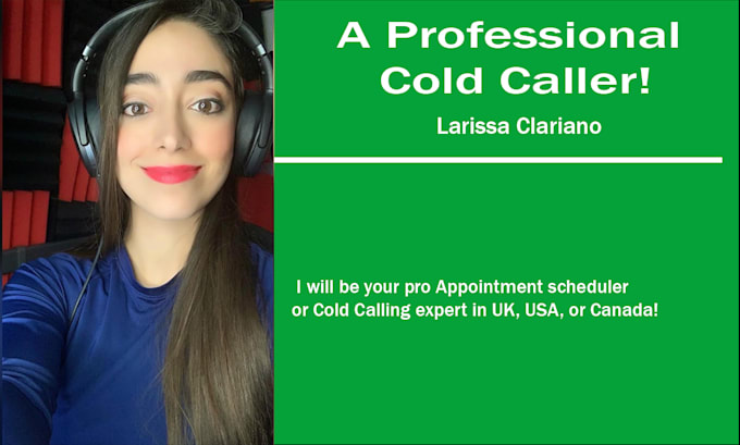 Gig Preview - Be your pro appointment scheduler or cold calling expert in UK, USA, or canada