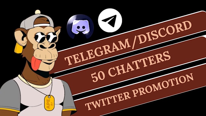 Gig Preview - Do social media manager, telegram discord community manager with active chatters