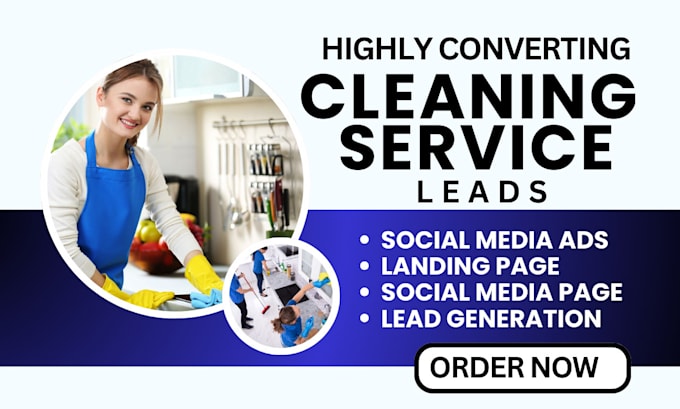 Gig Preview - Generate quality house cleaning leads commercial cleaning, window cleaning leads