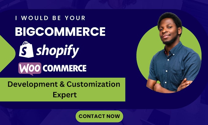 Gig Preview - Create customize fix design bigcommerce shopify ecommerce ecwid online store