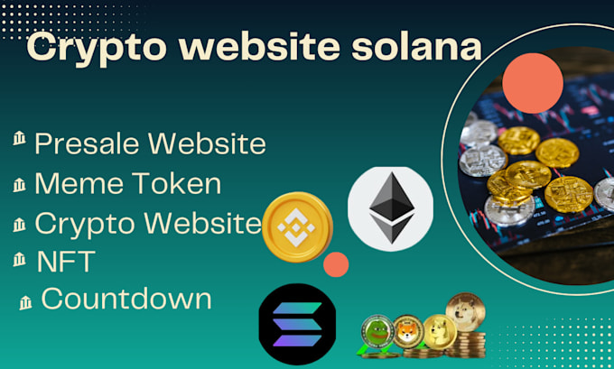 Gig Preview - Create solana memecoin, smart contract, spl token, solana token, ico website