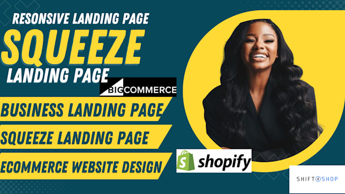 Gig Preview - Design a landing page or squeeze page sales page signup form