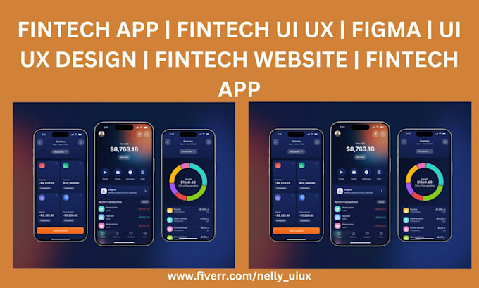 Gig Preview - Do fintech app fintech ui ux figma ui ux design fintech website fintech app