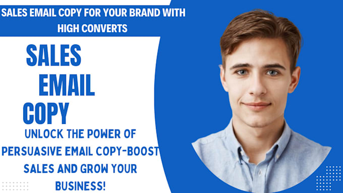 Gig Preview - Write sales email copy for your brand and converts instantly