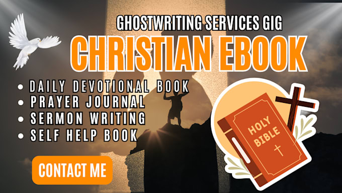 Gig Preview - Ghost ebook prayer journal, ghostwrite christian book, daily devotional book