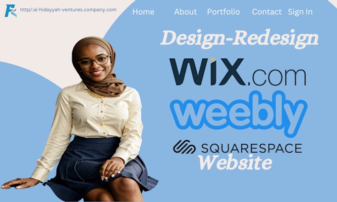 Gig Preview - Design or redesign wix website weebly squarespace website for you