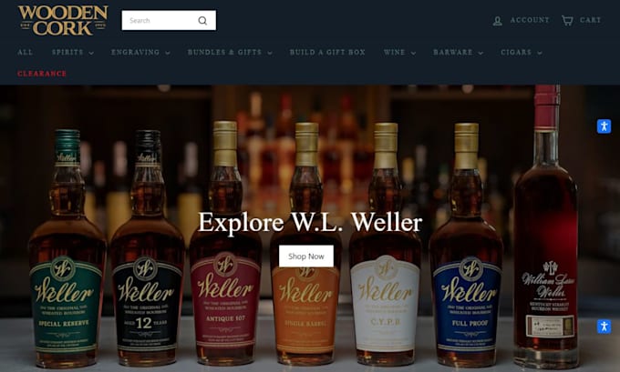 Gig Preview - Build 7 figure wine shopify store beverage website liquor dropshipping store