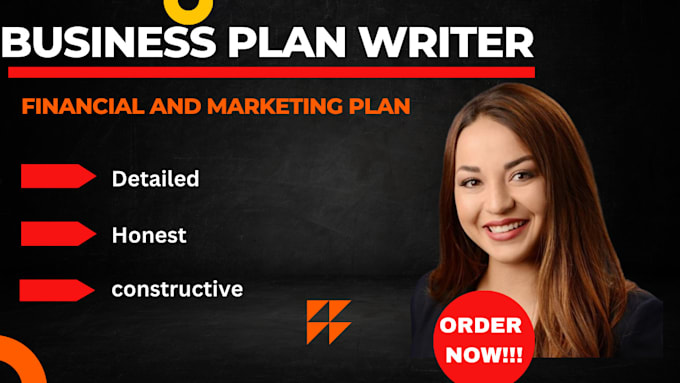 Gig Preview - Write startups business plan proposal pitch deck grant financial plan