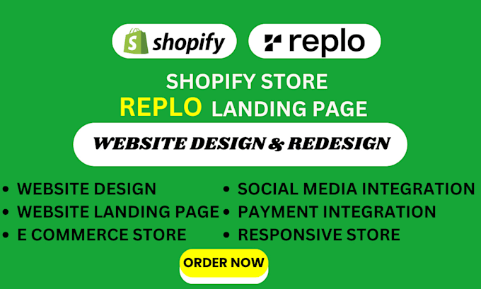 Bestseller - create a stunning shopify store design and redesign using replo