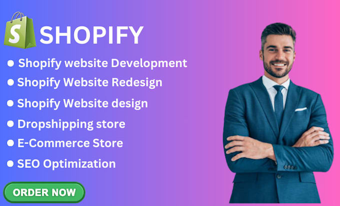 Gig Preview - Build an expert shopify website design and redesign