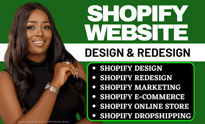 Gig Preview - Shopify website redesign shopify website redesign shopify website design