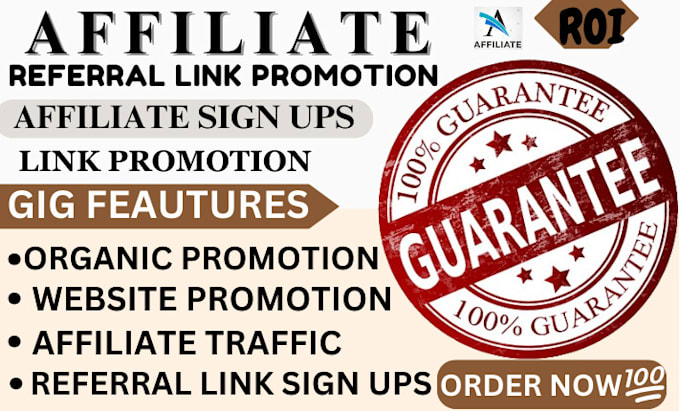 Gig Preview - Do affiliate referral link promotion, crypto, affiliate link sign up, website