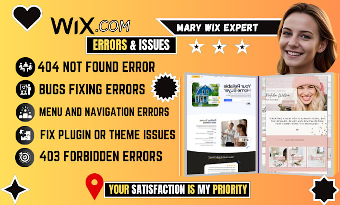 Gig Preview - Fix wix website issues woocommerce critical error fatal error fix godaddy error